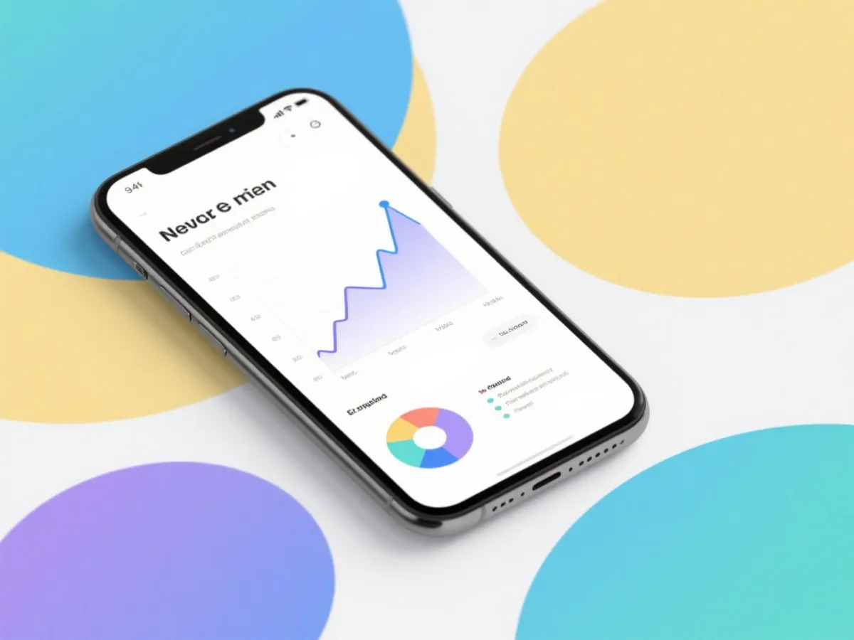 简洁图表与趋势示意