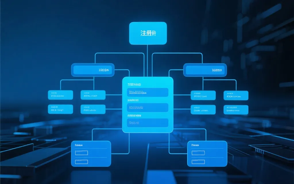 数据结构可视化图,展示注册信息字段组成